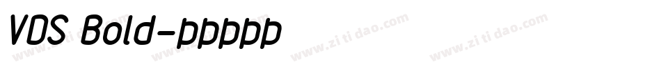 VDS Bold字体转换